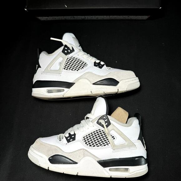 Jordan Retro Sneakers - White and Black - Picture 2 of 9